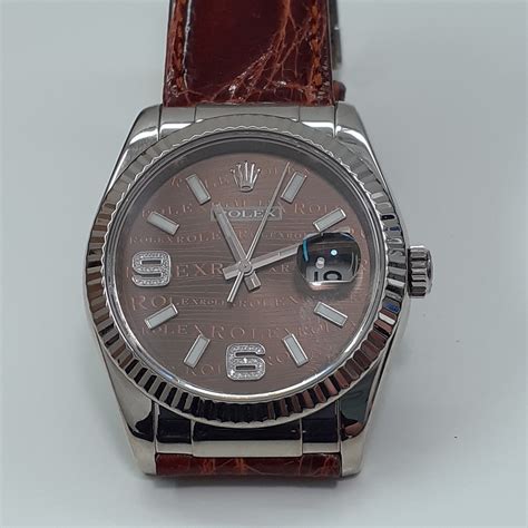 rolex datejust 36mm 18kt 116139|Rolex 36mm 116139.